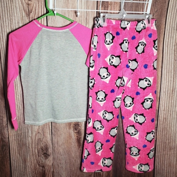 (029) Girls: 10/12- 2pc Fleece Pajama Set- AF7 - Picture 2 of 8